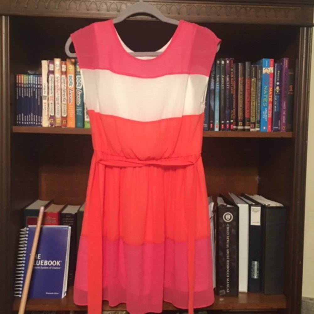 Bright Spring or Easter Dress!  Sz 16